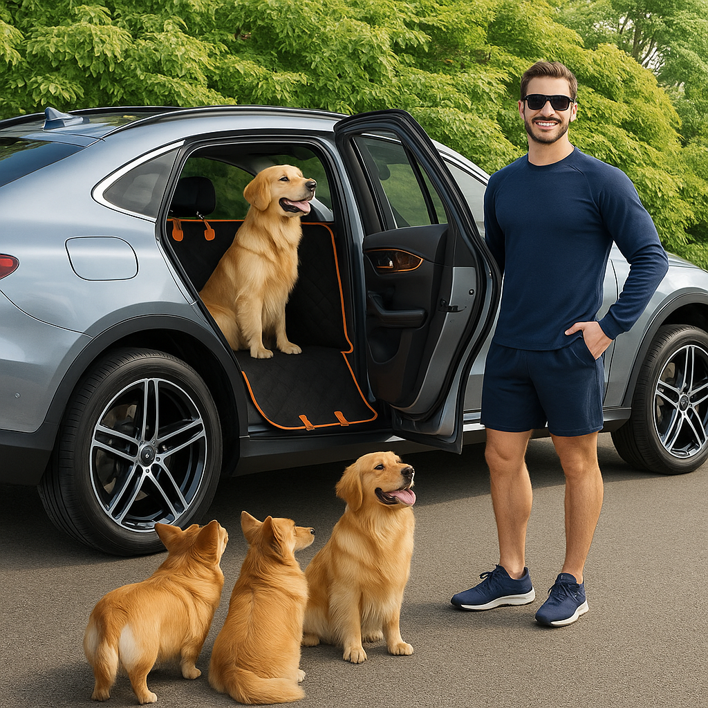 Zorynt™ Hard Bottom Dog Car Seat Protector