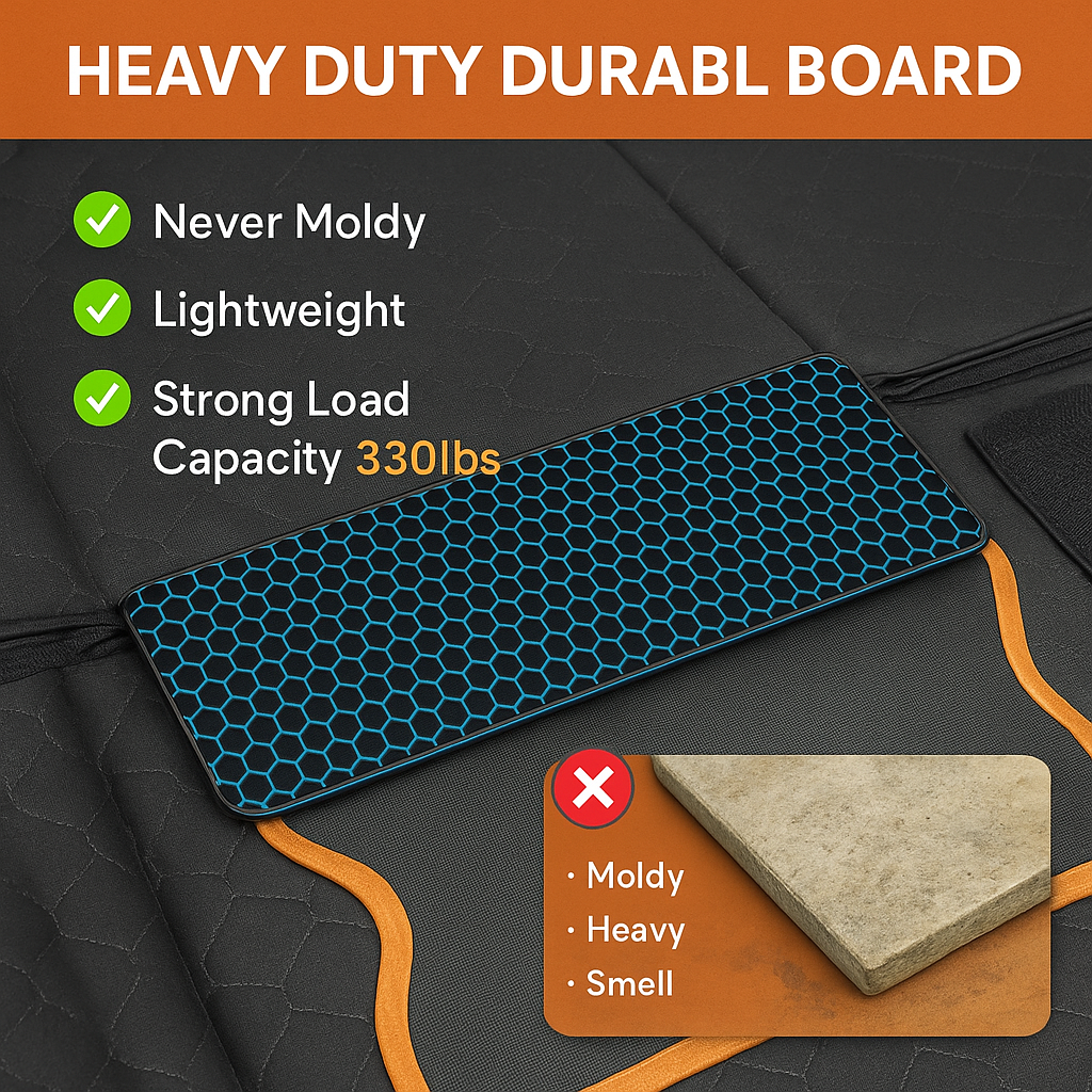 Zorynt™ Hard Bottom Dog Car Seat Protector