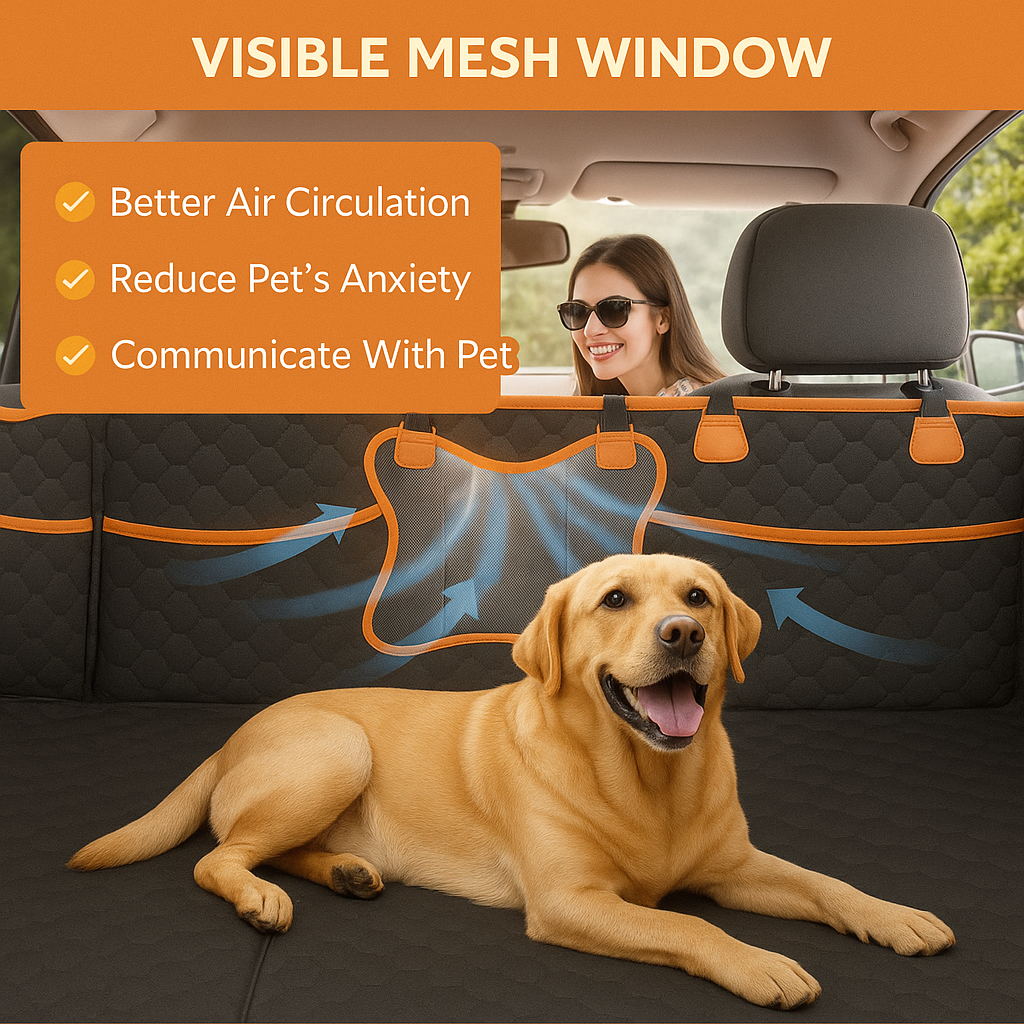 Zorynt™ Hard Bottom Dog Car Seat Protector