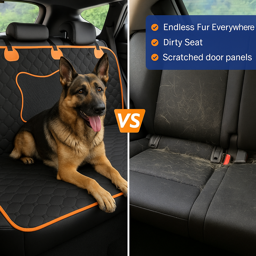 Zorynt™ Hard Bottom Dog Car Seat Protector